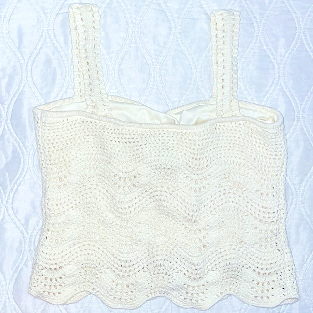 Rachel Zoe knit cropped top and skirt set size M - Picture 5 of 14